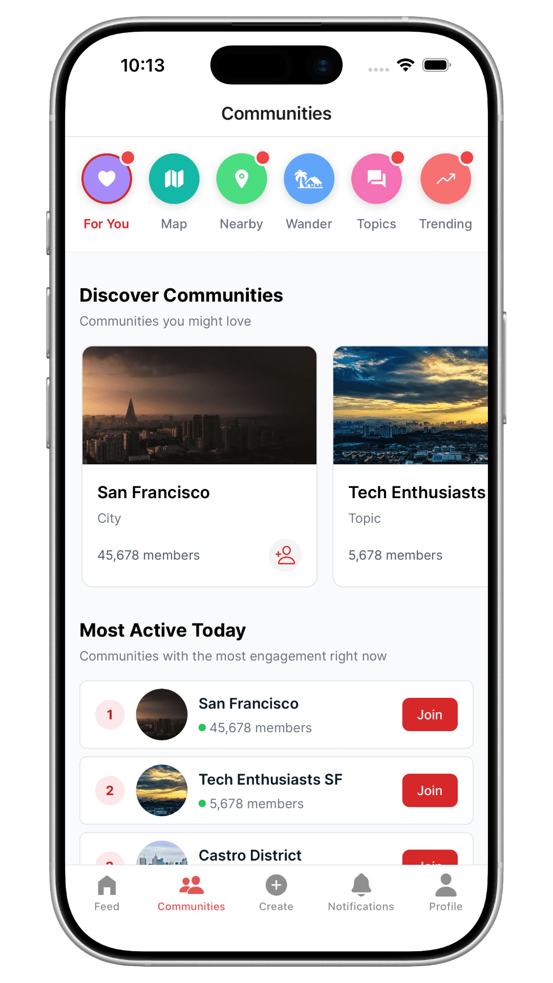 Find your people fast